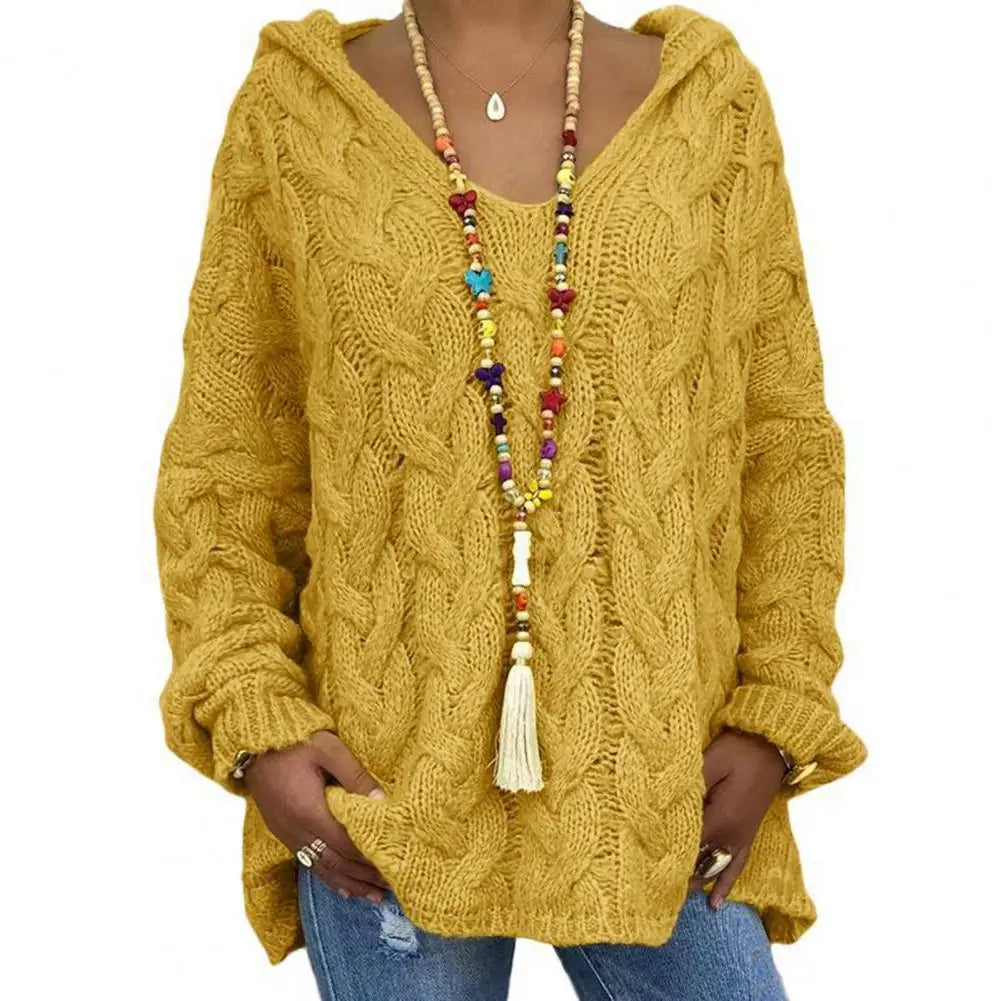 WW | Stilvoller V-Ausschnitt Kapuzenpullover für Einen Lässigen Look