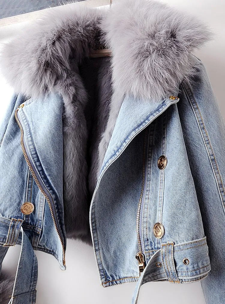 WW | Jean Jacket with Warm Faux Fur
