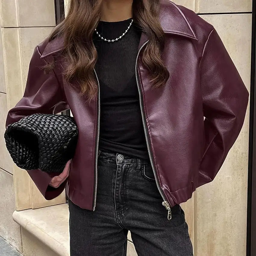 WW | Street Lederjacke Herbst Chic