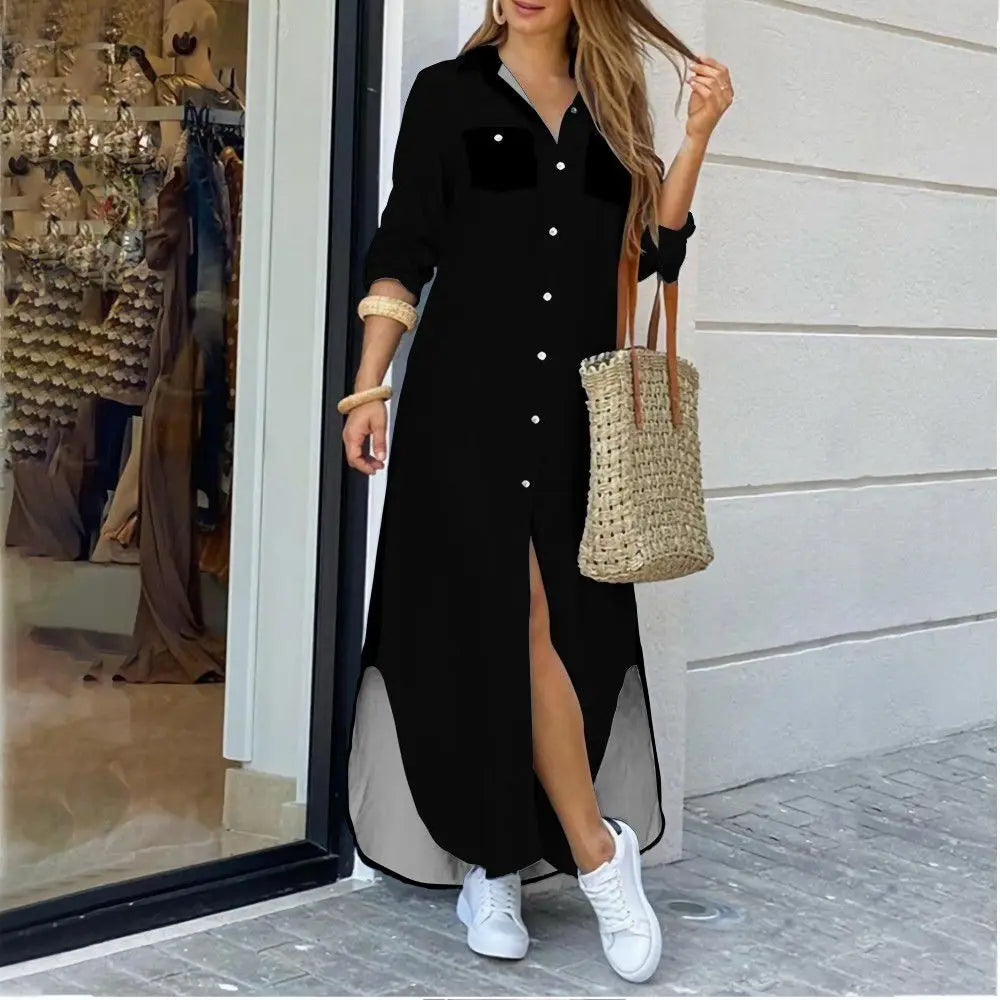 WW | Long casual shirt dress