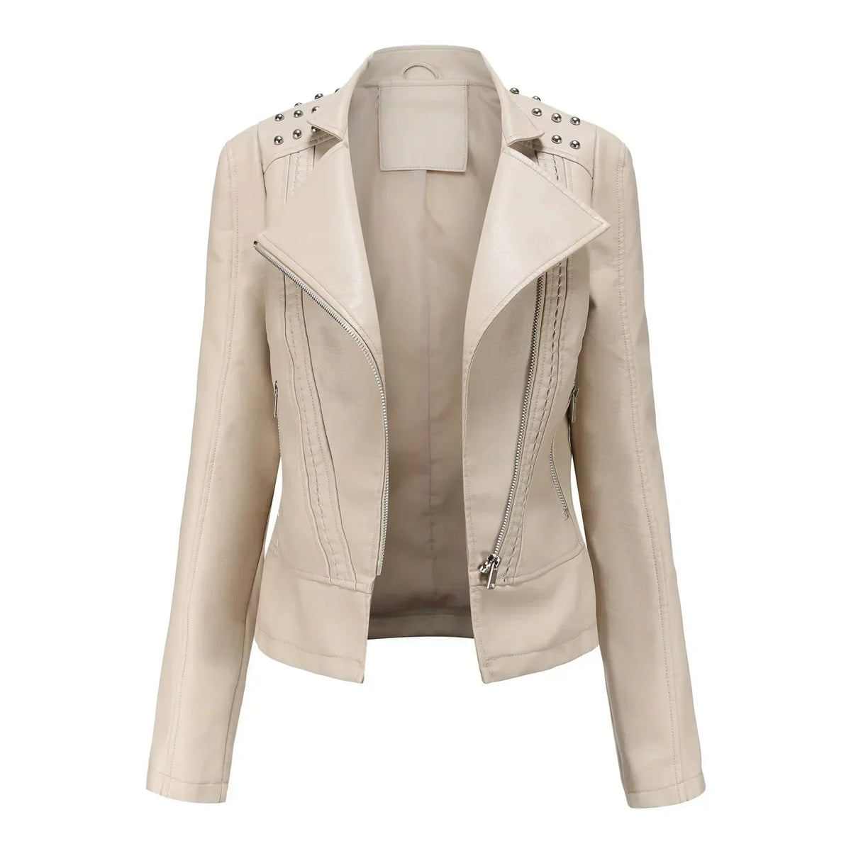 WW | Elegant Slim-Fit Leather Jacket