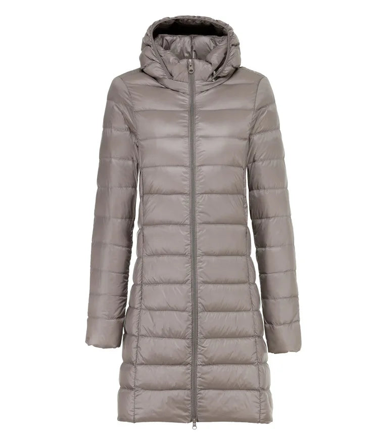 WW | Long lightweight down jacket