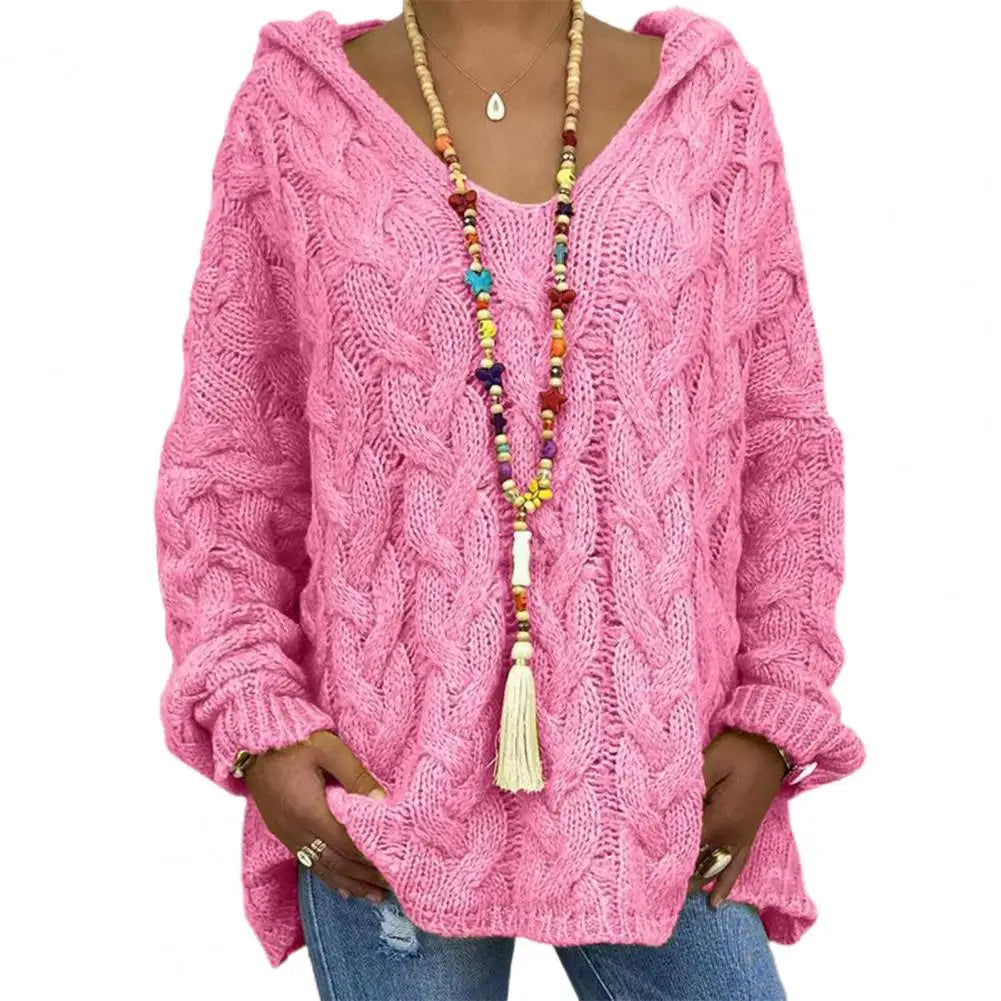 WW | Stilvoller V-Ausschnitt Kapuzenpullover für Einen Lässigen Look
