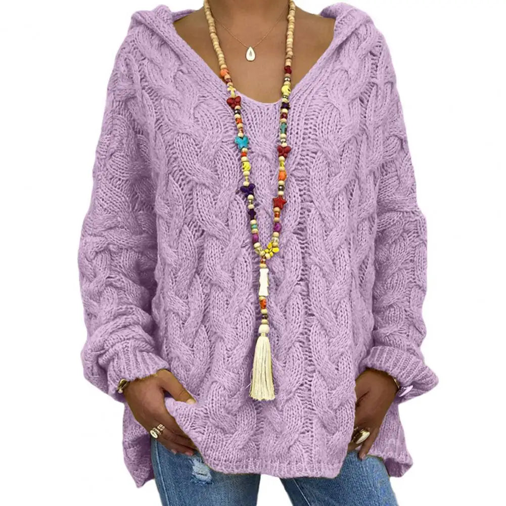 WW | Stilvoller V-Ausschnitt Kapuzenpullover für Einen Lässigen Look