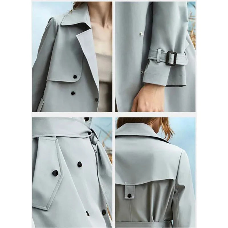 WW | Winter-Trenchcoat mit Schnürung