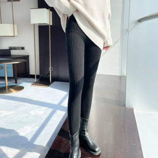 WW | Gerippte Leggings mit Hoher Taille