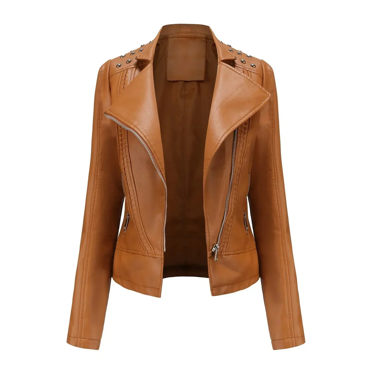 WW | Elegant Slim-Fit Leather Jacket