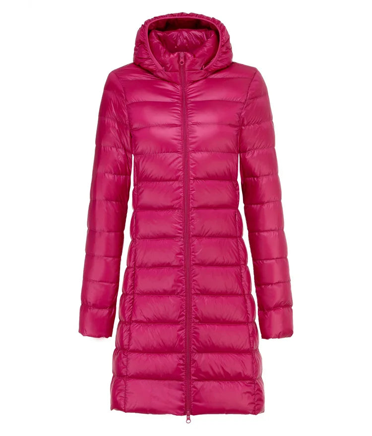 WW | Long lightweight down jacket