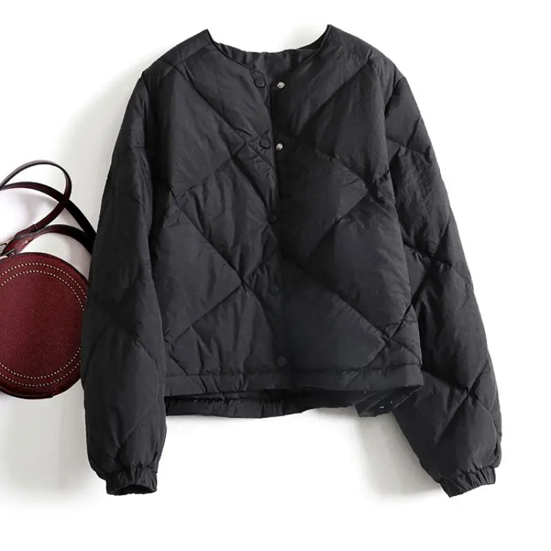 WW | lightly lined jacket with snap fastening