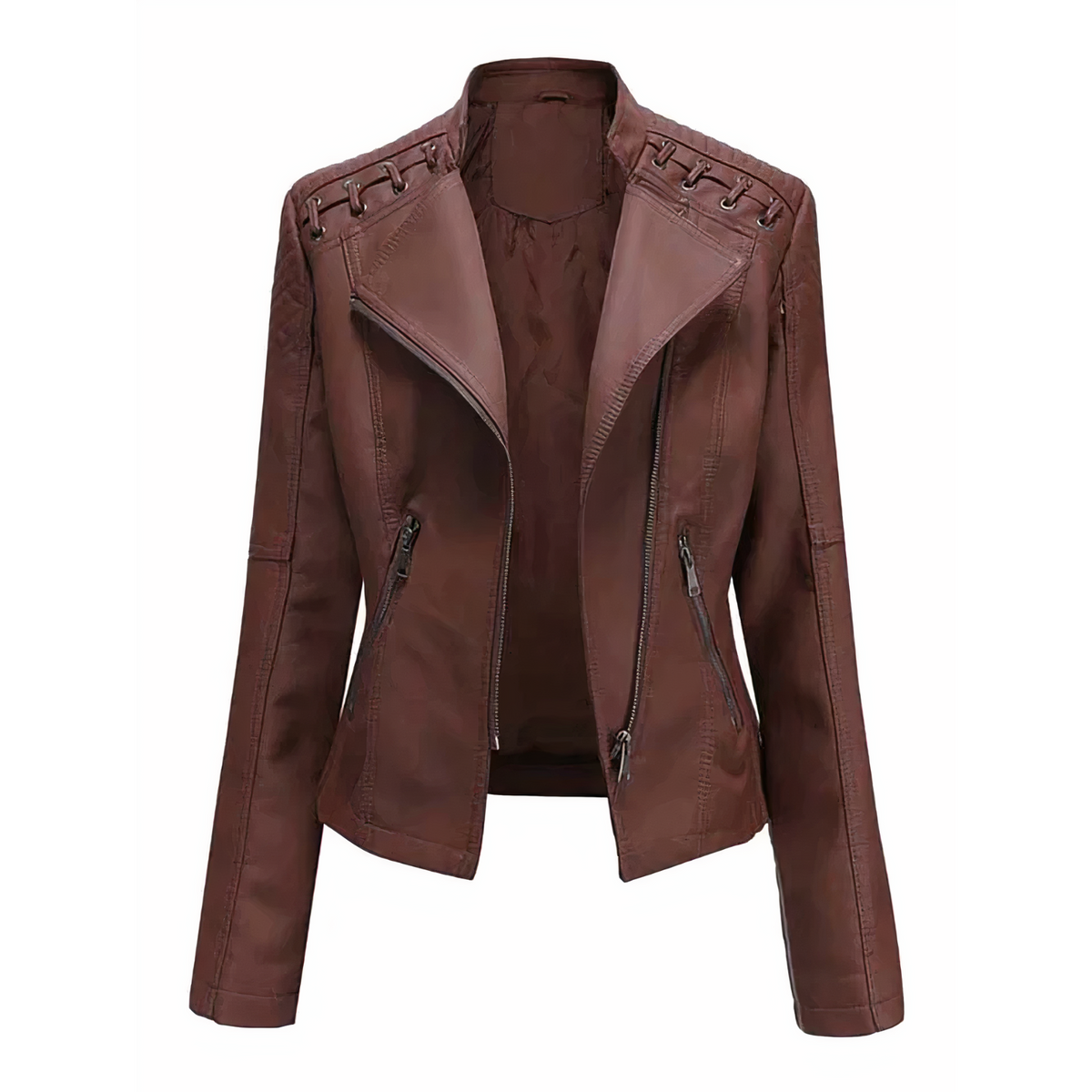 WW - Leren Damenjacke