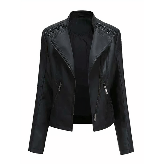 WW - Leren Damenjacke
