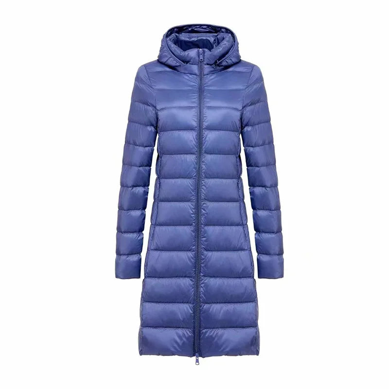 WW | Long lightweight down jacket