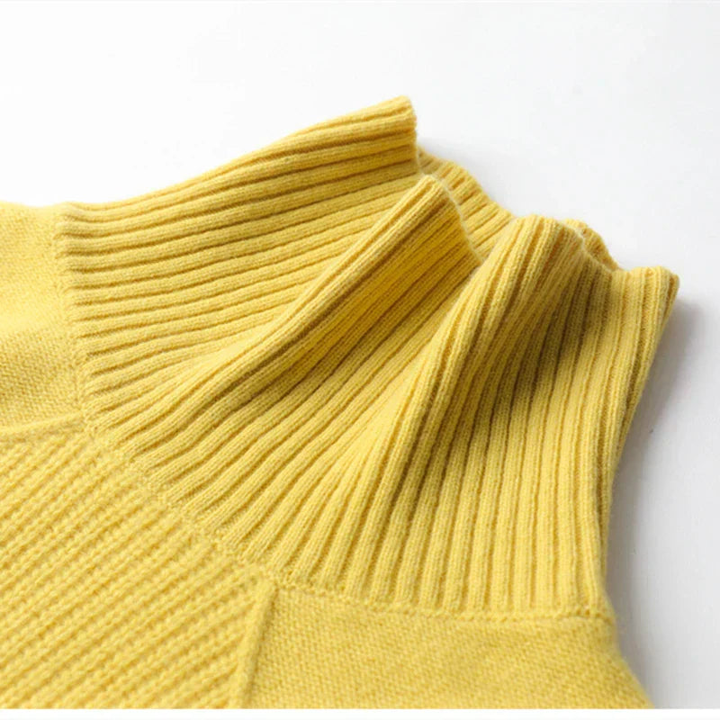 WW | ARGYLE ROLLNECK-PULLOVER