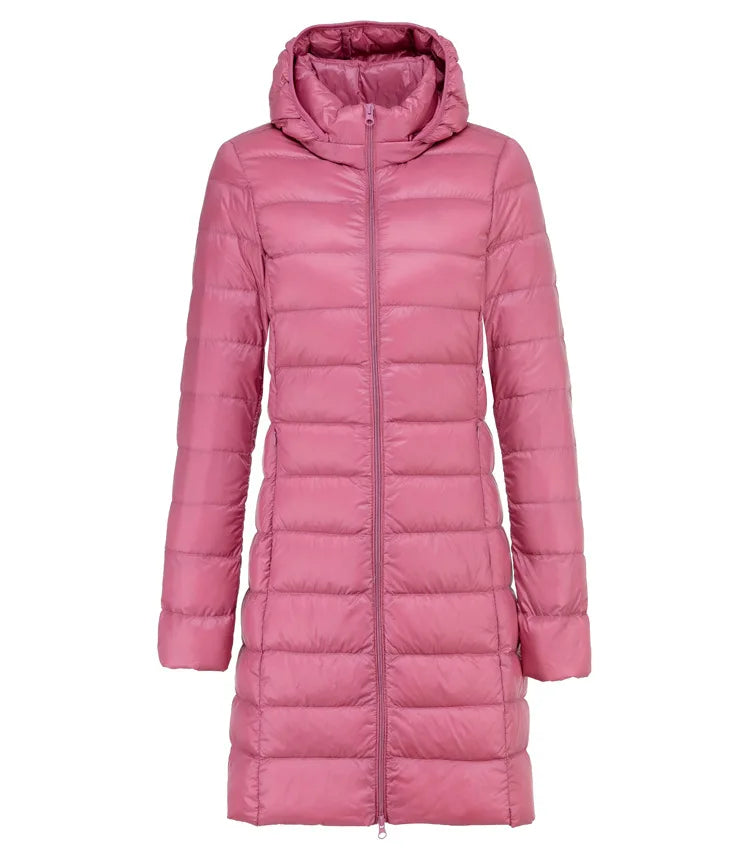 WW | Long lightweight down jacket