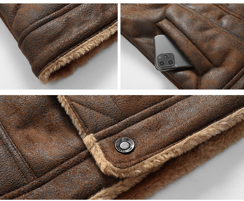 WW | Herren Winter Hero Lederjacke