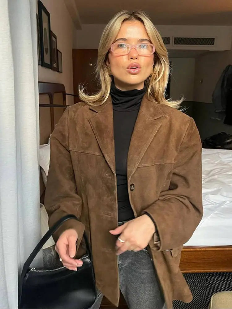 WW | Button up Winterjacke mit Übergroß Passform und Taschen