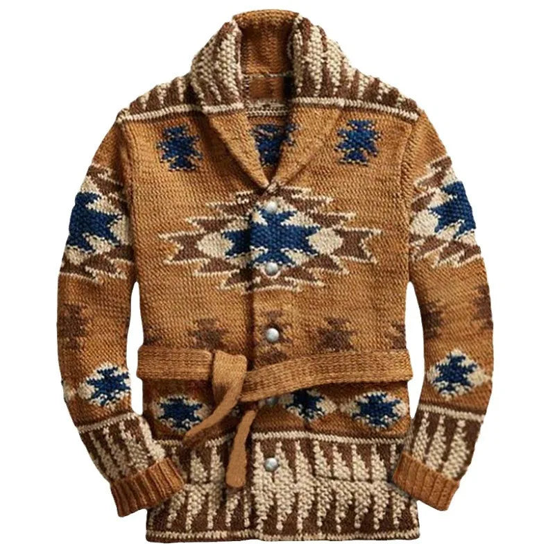 WW | Warme dicke Strickjacke für Männer