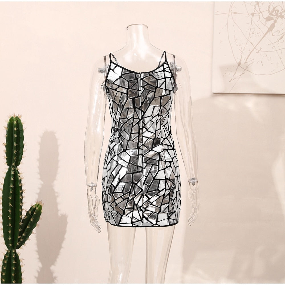 WW | Steh einfach da und starre Minikleid