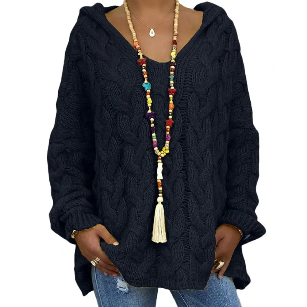 WW | Stilvoller V-Ausschnitt Kapuzenpullover für Einen Lässigen Look