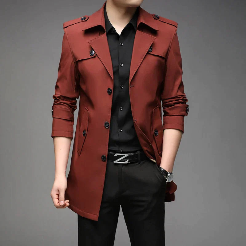 WW | eleganter lässiger Trenchcoat für Männer