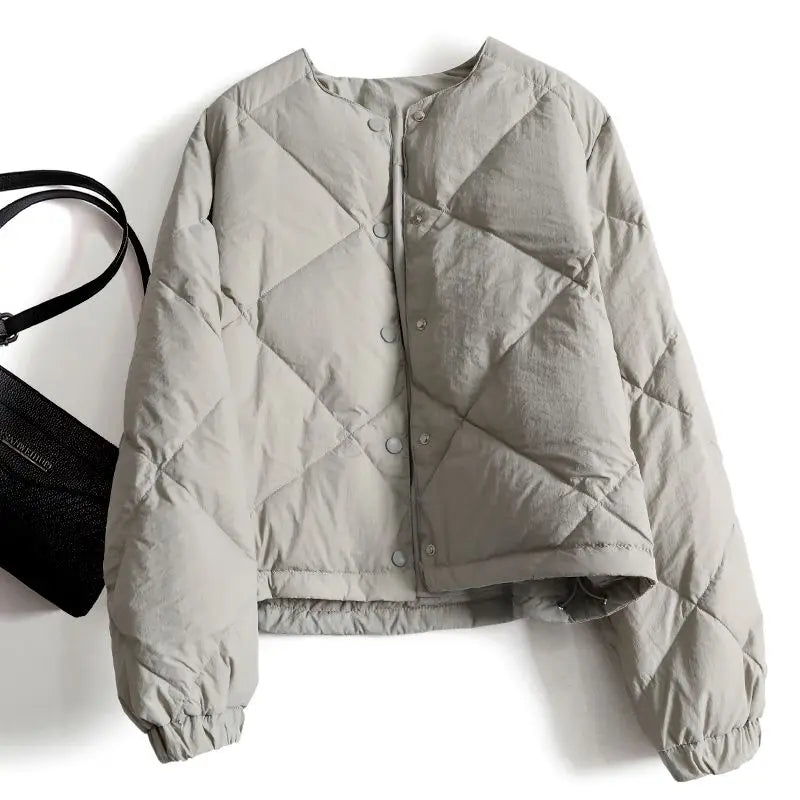 WW | lightly lined jacket with snap fastening