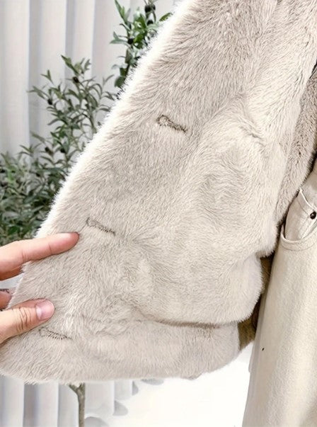 WW | Damen Jeansjacke mit Teddyfutter – Gefütterte Übergangsjacke im Streetstyle-Look
