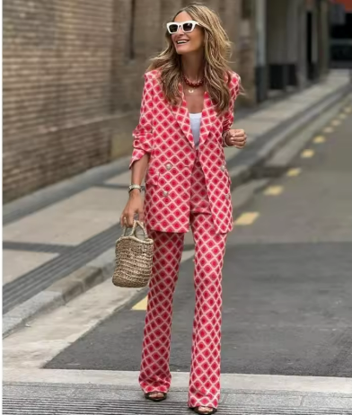 WW | Elegantes Satz Mit Leopardenmuster