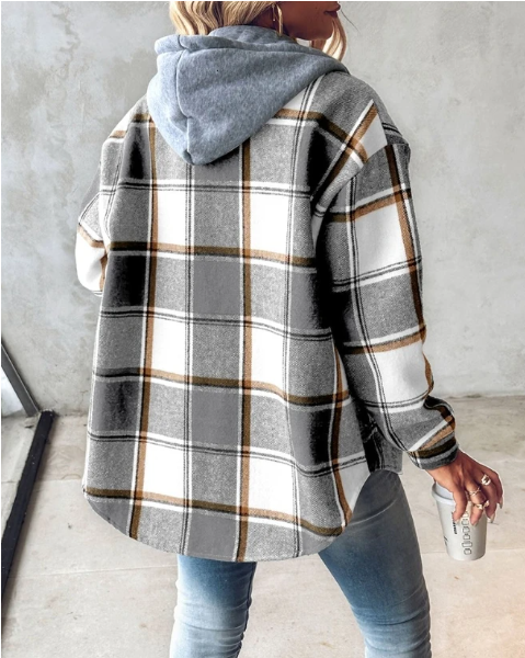 WW | Plaid Hooded Jacket