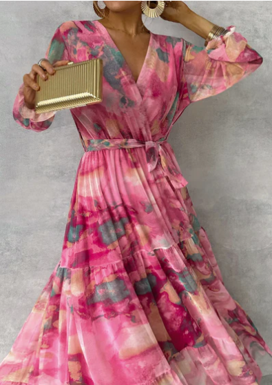 WW | Maxi Dress In Watercolor Look, A Summery Dream