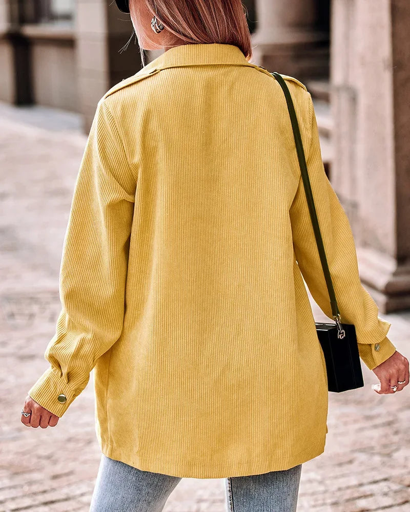 WW | Warme Damen Cordjacke