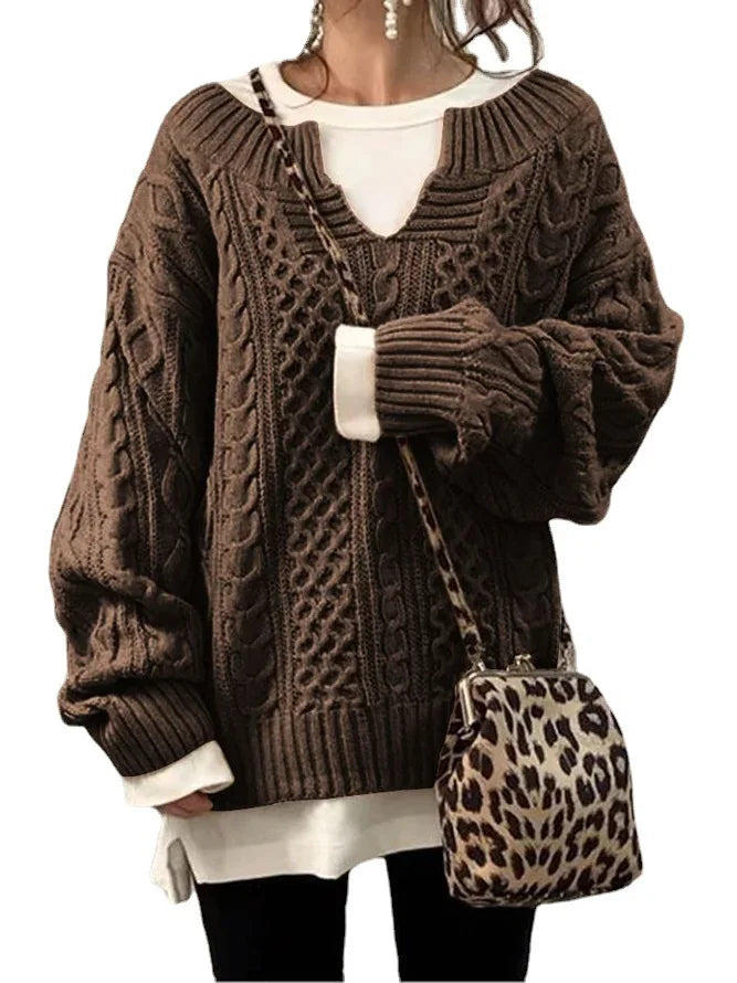 WW | warmer Retro-Strickpullover