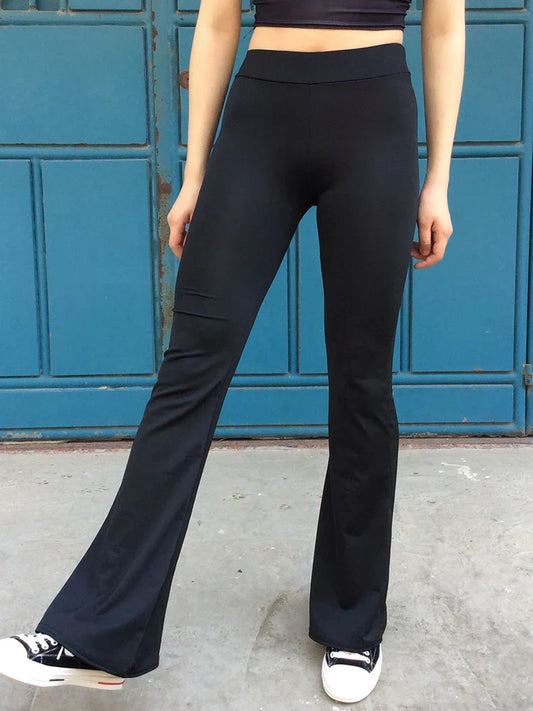 WW | Neue Yoga-Hosen Sexige Leggings Schwarze Weiße Gestreifte Bedruckte Lockerweite Damen Streetwear Elastische Elegante Hosen