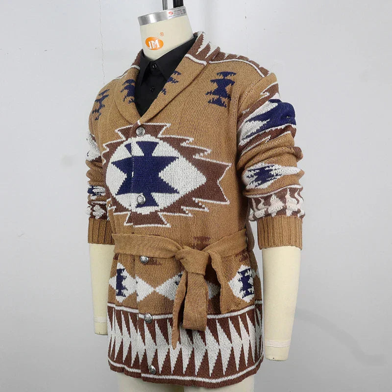 WW | Warme dicke Strickjacke für Männer