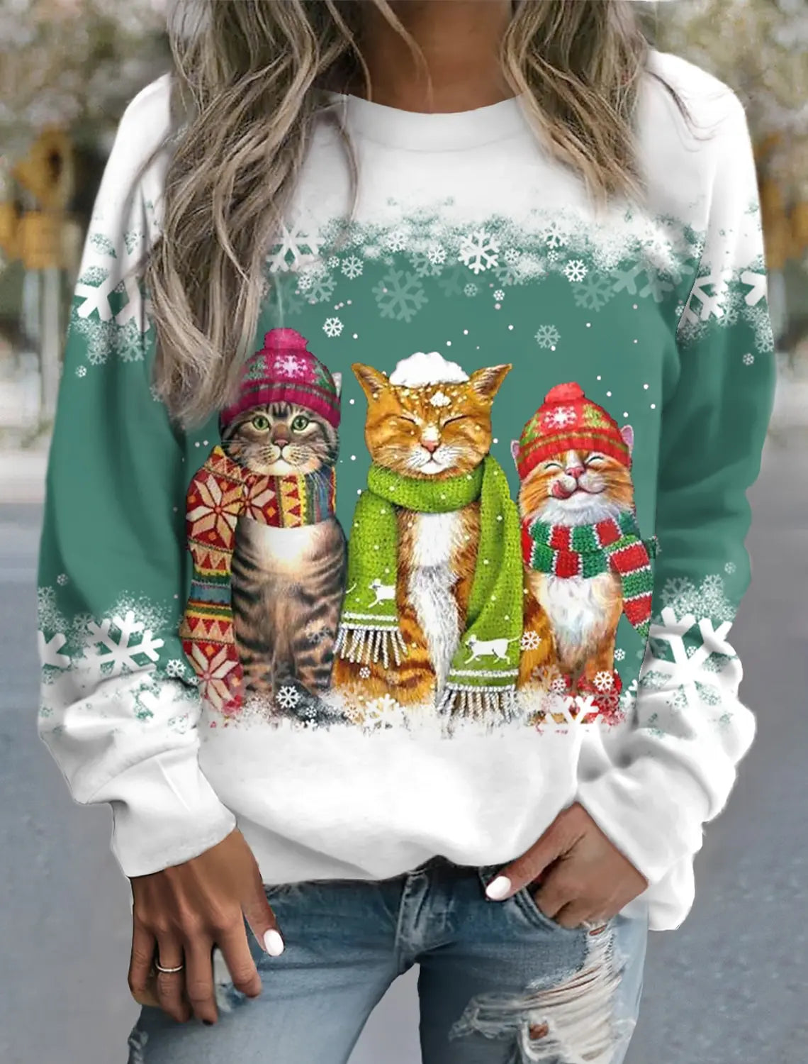 WW | Pullover mit Weihnachtsmotiv