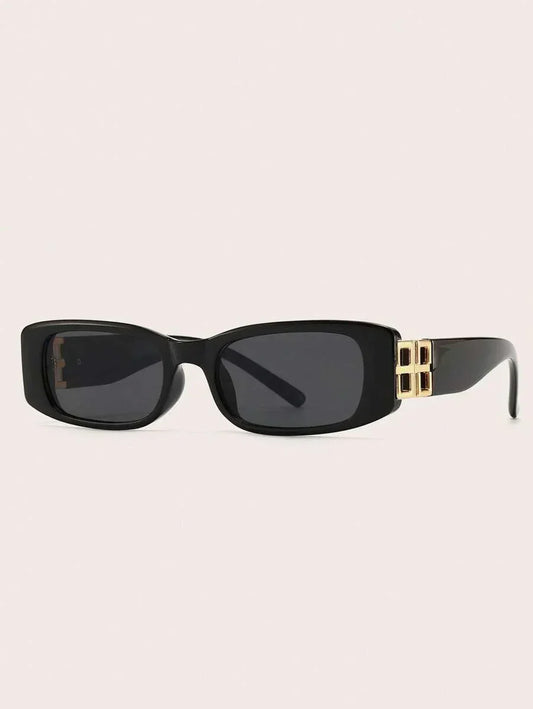 WW - Schwarze Sonnenbrille Damen | Vintage Retro Sunglasses