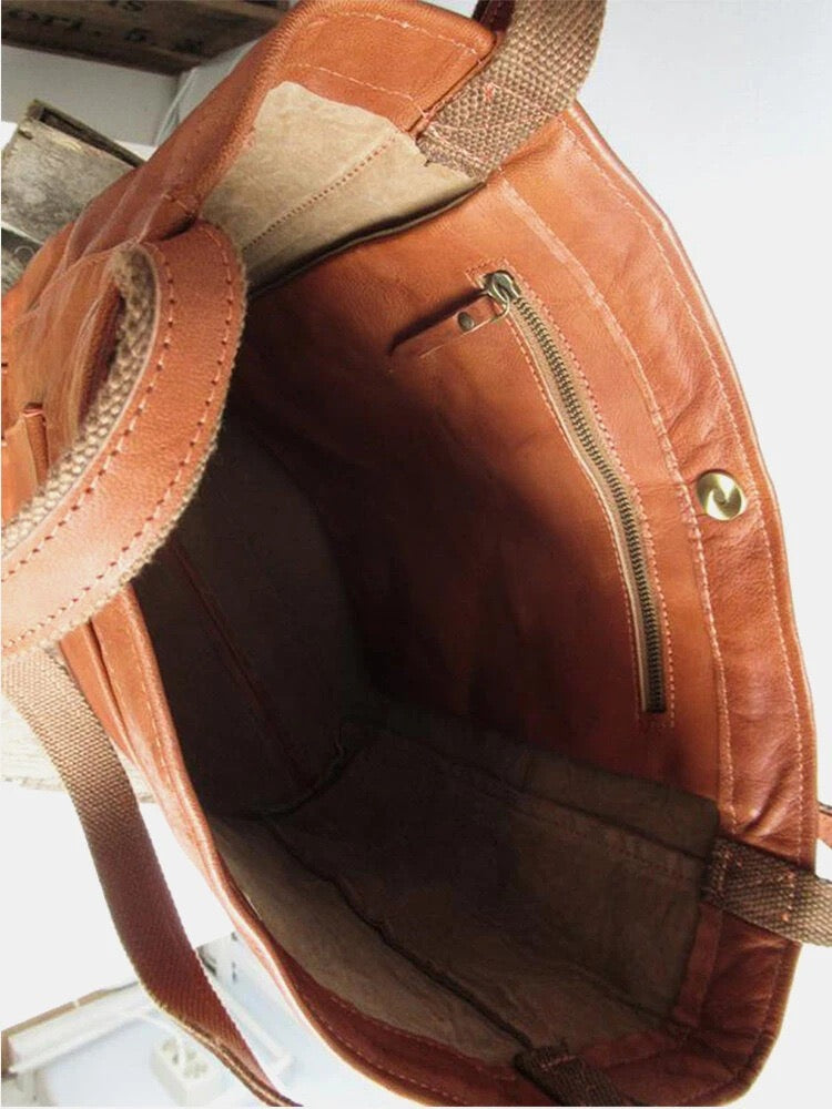 WW - Women's Shoulder Bag made of Vegan Leather
