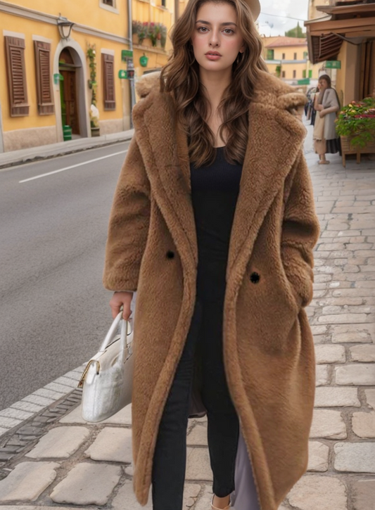 WW - Damen Urban Chic Teddy Mantel