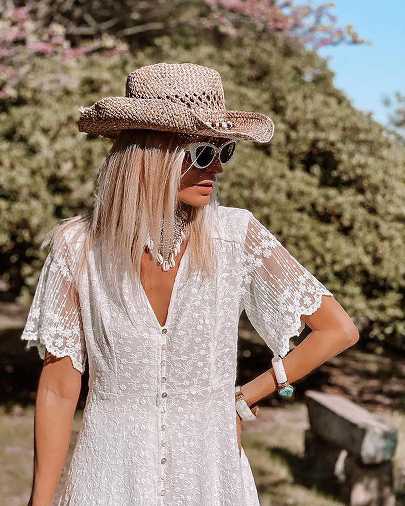 WW | Women's Boho Lace Dress