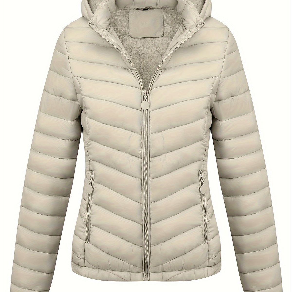 WW | Modern Quilted Jacket with Hood