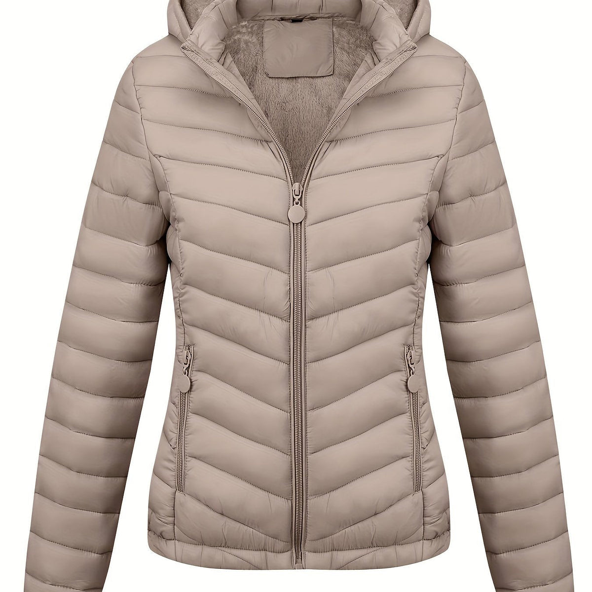 WW | Modern Quilted Jacket with Hood