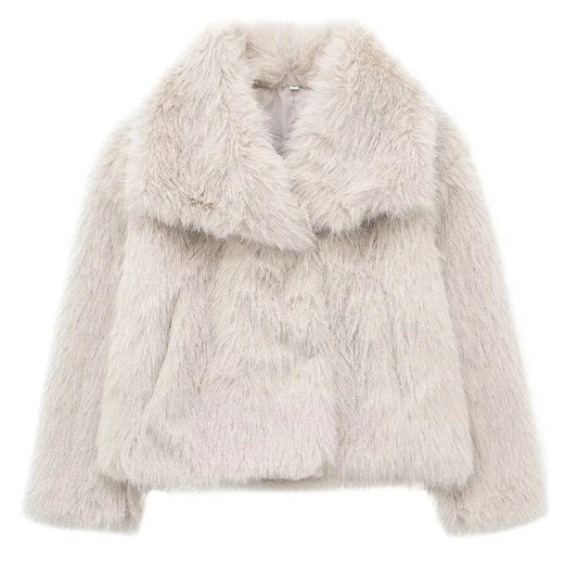 WW | Warm Fur Jacket for Women in a Stylish Design