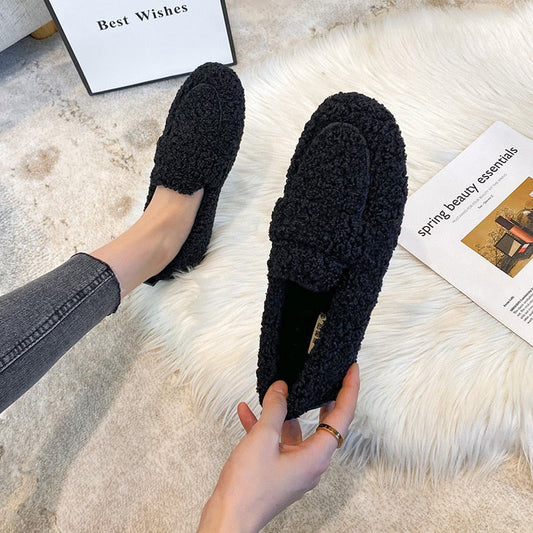 W&W - Plüsch-Pantoffel-Schuhe