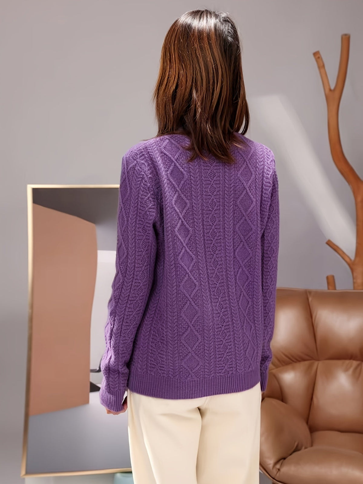 WW | Bequemer Wollpullover aus Strick