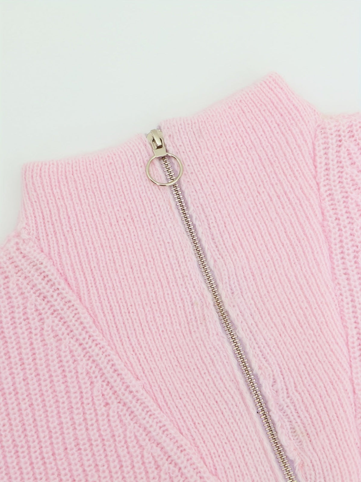 WW | Damen Strickpullover mit Zipper – Weicher Half-Zip Sweater im lässigen Stil