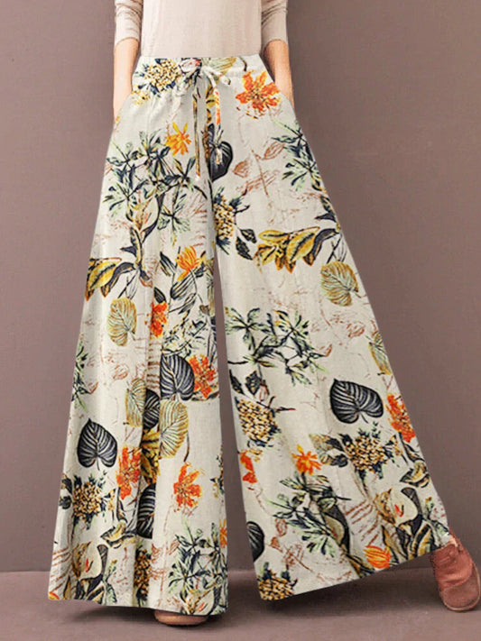 WW | Schicke Lockere Hosen mit Blumenmuster