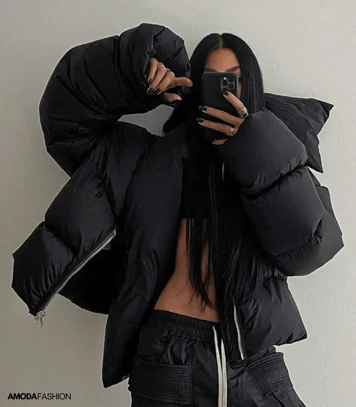 WW |  pufferjacke mit rollkragen