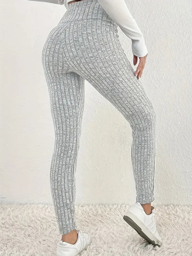 WW | Gestrickte Leggings mit Fleecefutter