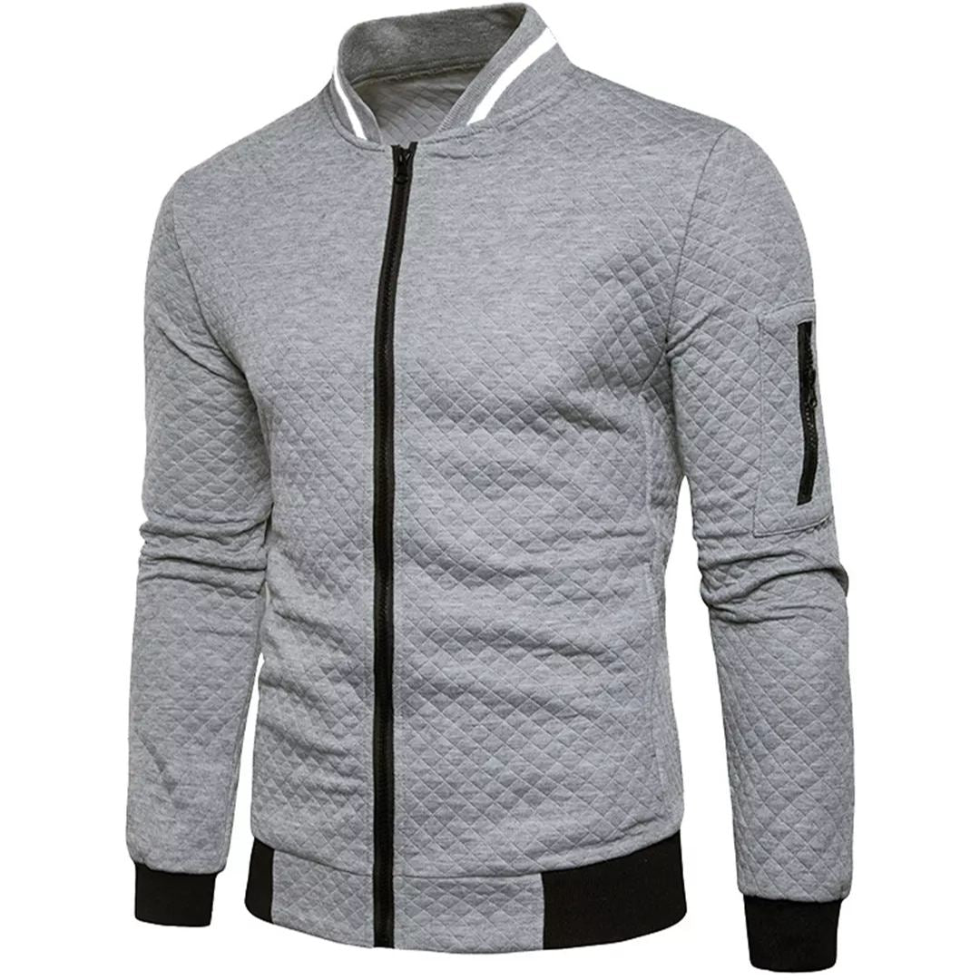 WW | Jacquard Zip-Bomberjacke