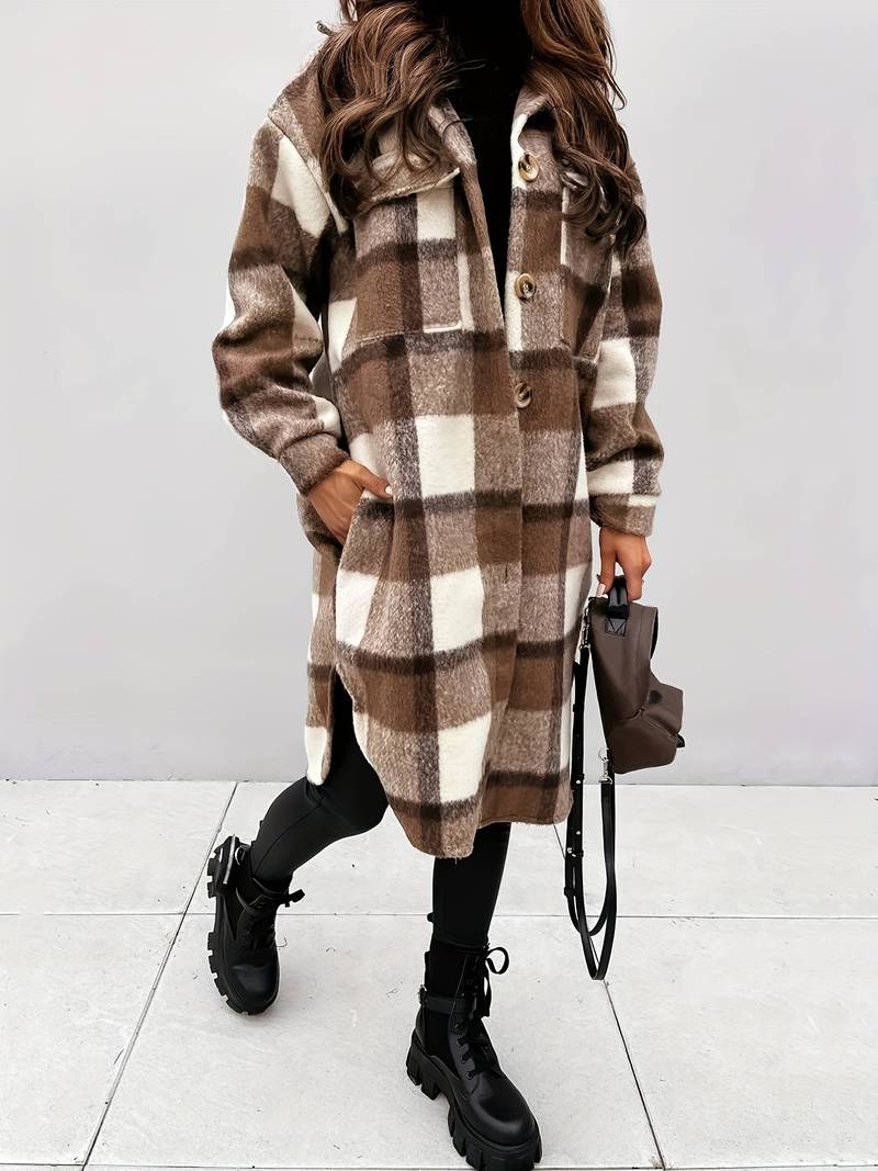 WW | Wool plaid coat