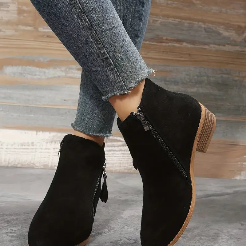 WW | Stylische Vegan Leder Stiefeletten